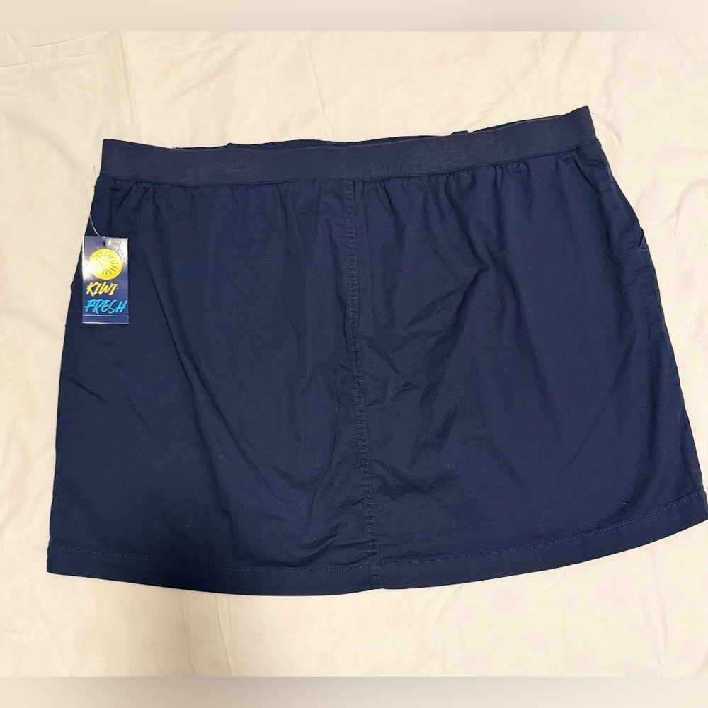 NWT KIWI FRESH SKORT Navy Blue Cargo SIZE 16 - Picture 4 of 5